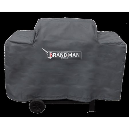 BRANDMAN GRILLS BBQ 3 Burner Gas Grill Cover Gray BRONCOCOV